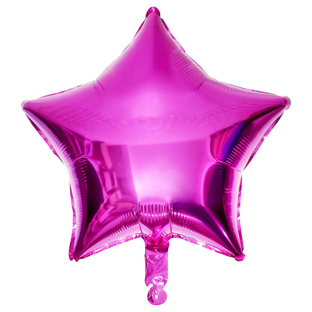 5pcs 18in Star Aluminum Film Balloon for Party Decoration