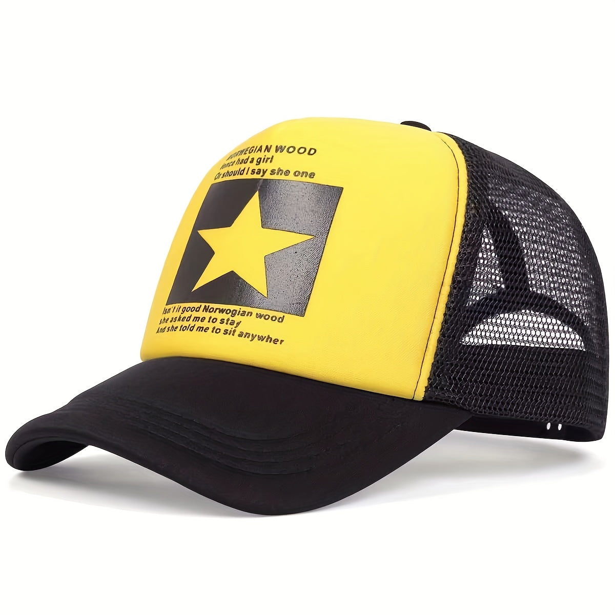 Pentagram Breathable Baseball Cap Mesh Cap