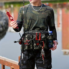 Waterproof Fishing Sling Pack with Pliers Storage
