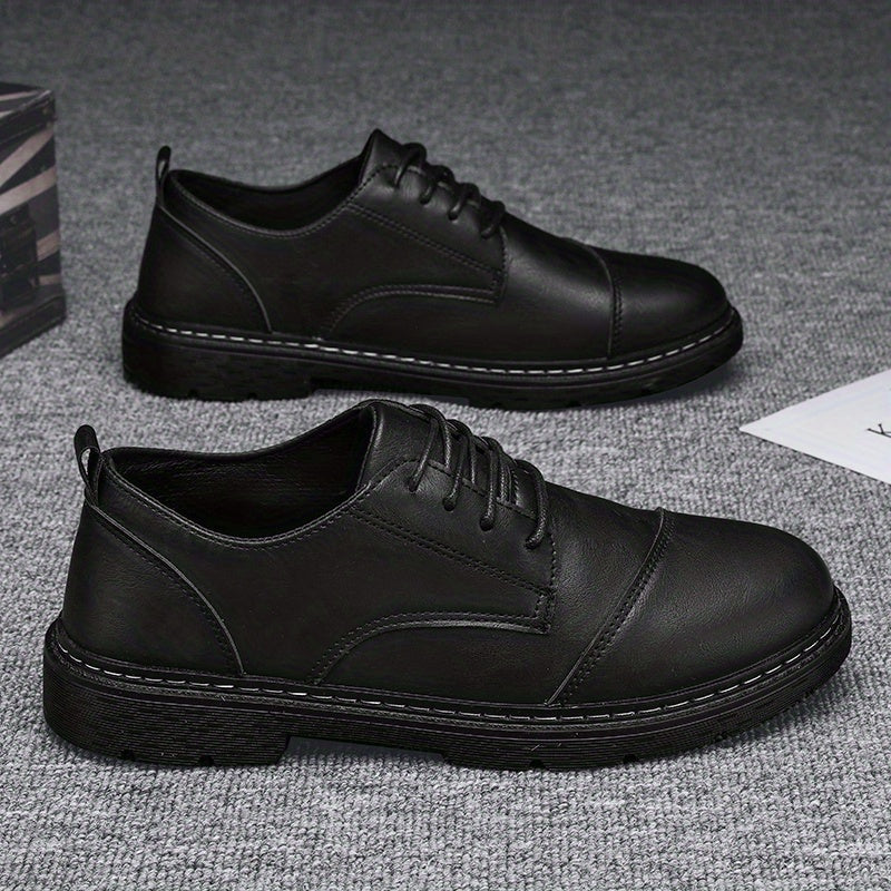 Men's Derby Shoes Lace up Front Dress Shoes For Men Business Formal Wedding