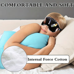 Blackout Soft Sleep Eye Mask Adjustable Breathable Blindfold For Travel
