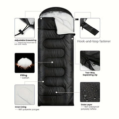 Winter Camping Sleeping Bag Waterproof Lightweight for Men & Women