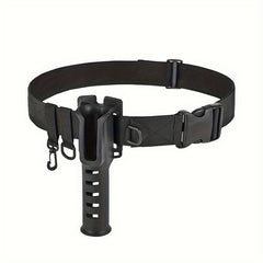 Adjustable Fishing Waist Belt with Rod Holder for Spinning and Casting Rods