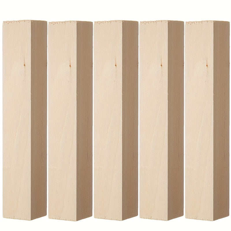 Basswood Carved Building Block Set - Cork Carved Hobby Set