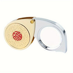 Blessing Mini Magnifying Glass 20X Pocket Magnifier with Metal Protective