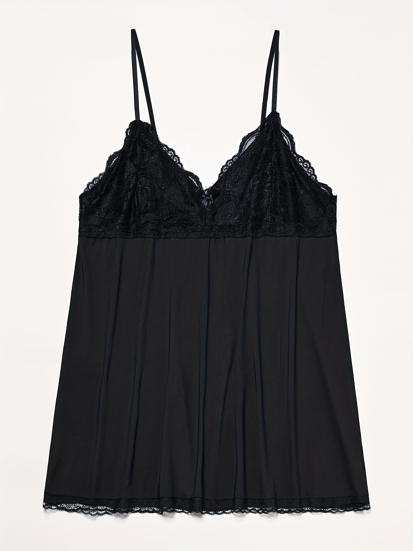 Nightgown Women's Plus V Neck Slip Dress Babydoll Nightdress
