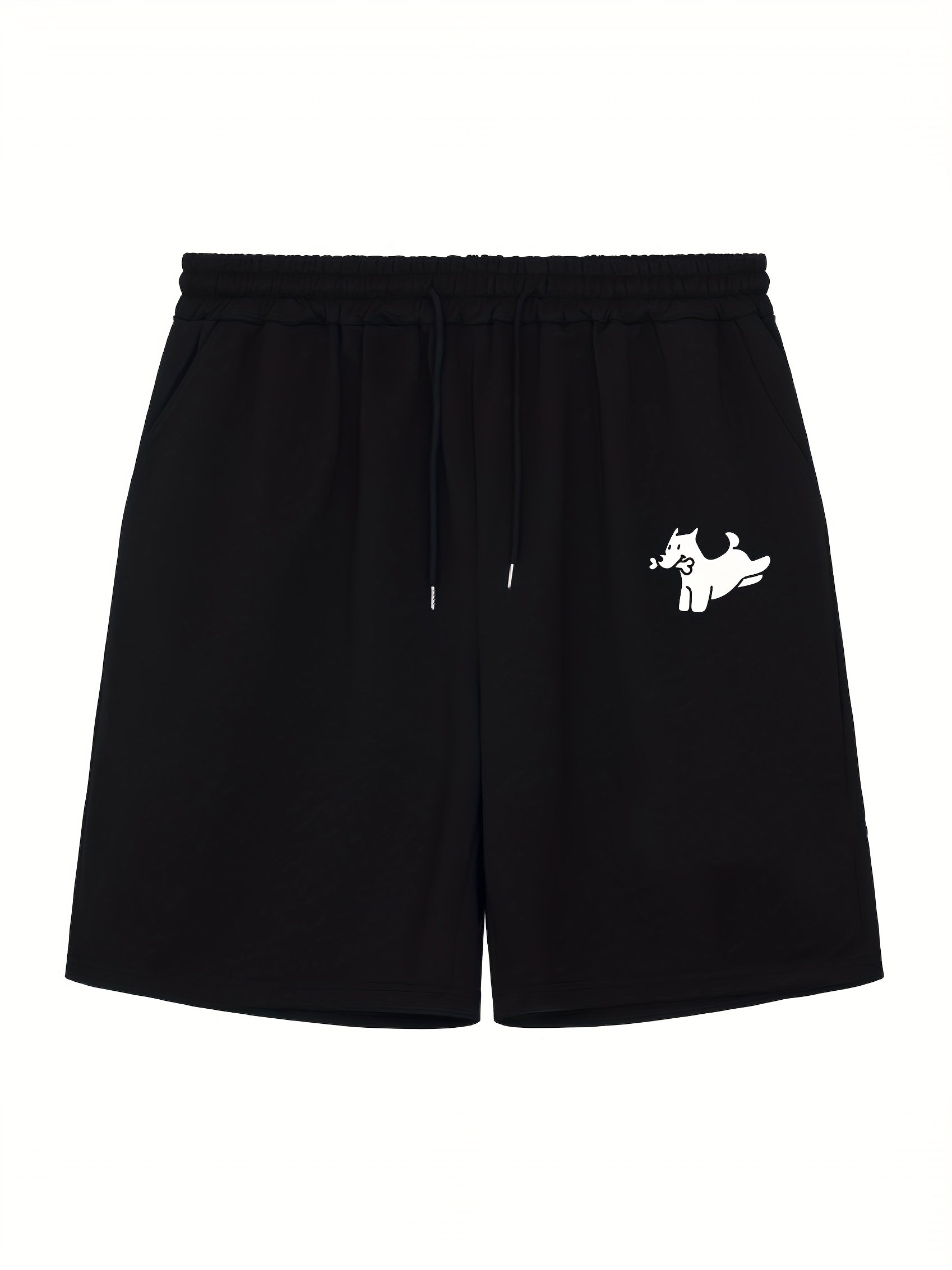 Men's Dog & Bone Print Workout Shorts