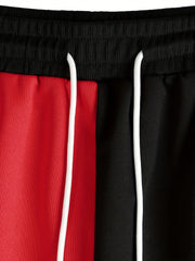Street Style Stretch Waist Drawstring Joggers Sweatpants