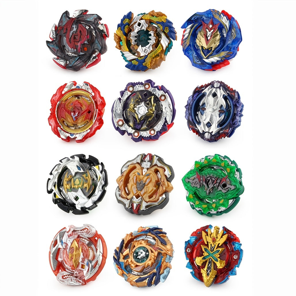 12 Pcs XD168 21A Spinning Tops Set