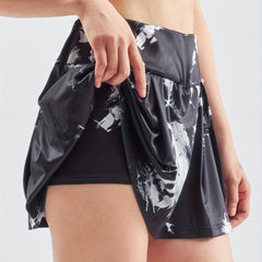 Tie Dye Skirt With Shorts Sport Fitness Yoga Running Skort Women's Clothing