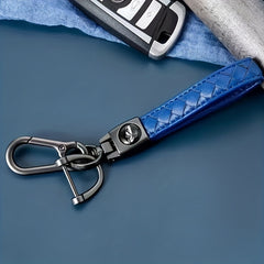 2pcs Single Layer Keychain with Metal Buckle and Screwdriver