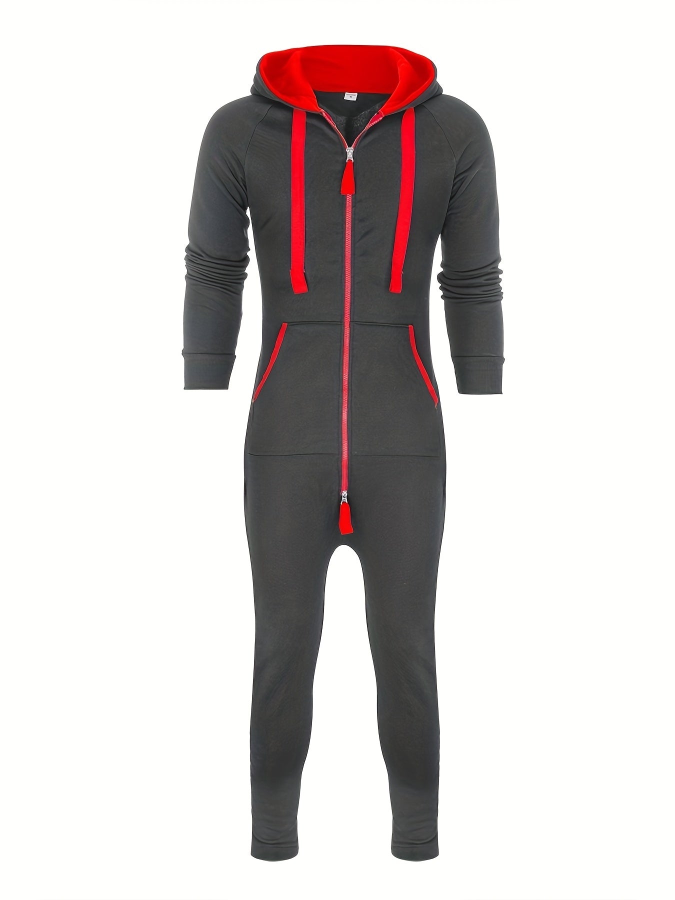 Men's Zipper One Piece Jumpsuit Romper Work Suit