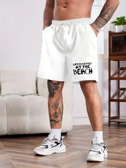 Men's Beach Print Comfy Summer Shorts Casual Loose Drawstring Shorts