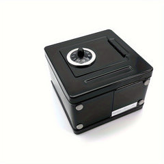 Metal Mini Safe Coin Storage Box Combo Lock Key Organizer Small Jewelry Box
