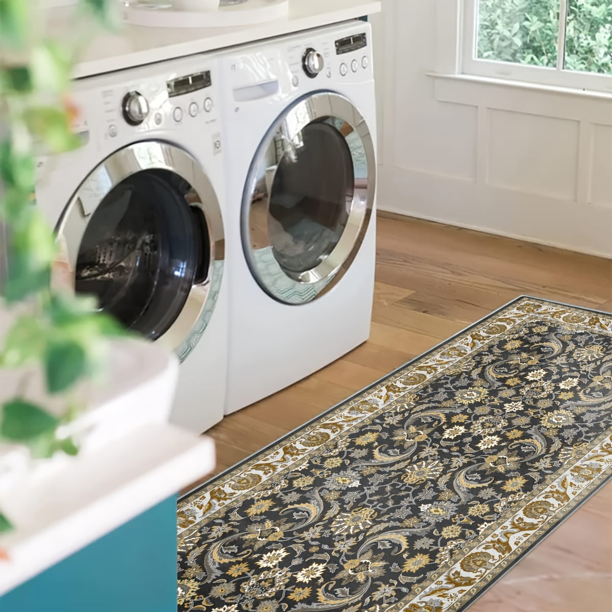 Washable Runner Rug Hallway Kitchen Rugs Non Skid Waterproof Carpet Runner