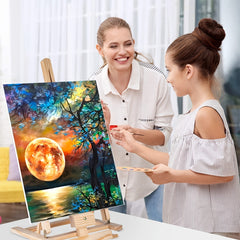 Moon And Lake Painting By Numbers DIY Kit