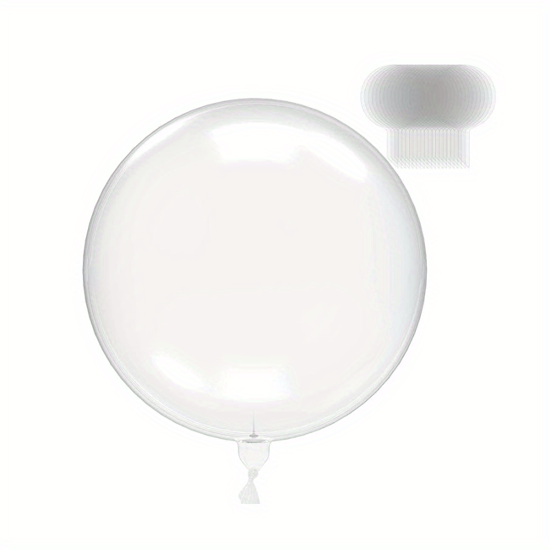 10pcs Transparent Balloons Crystal Bubble Wave Balloon Size 39 88 44