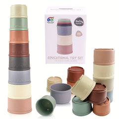 Educational Stack Up Nesting Stacking Cups for Babies