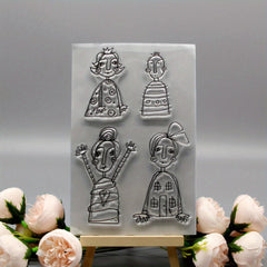 DIY Silicone Stamp Set for Girls, Holiday Card Making