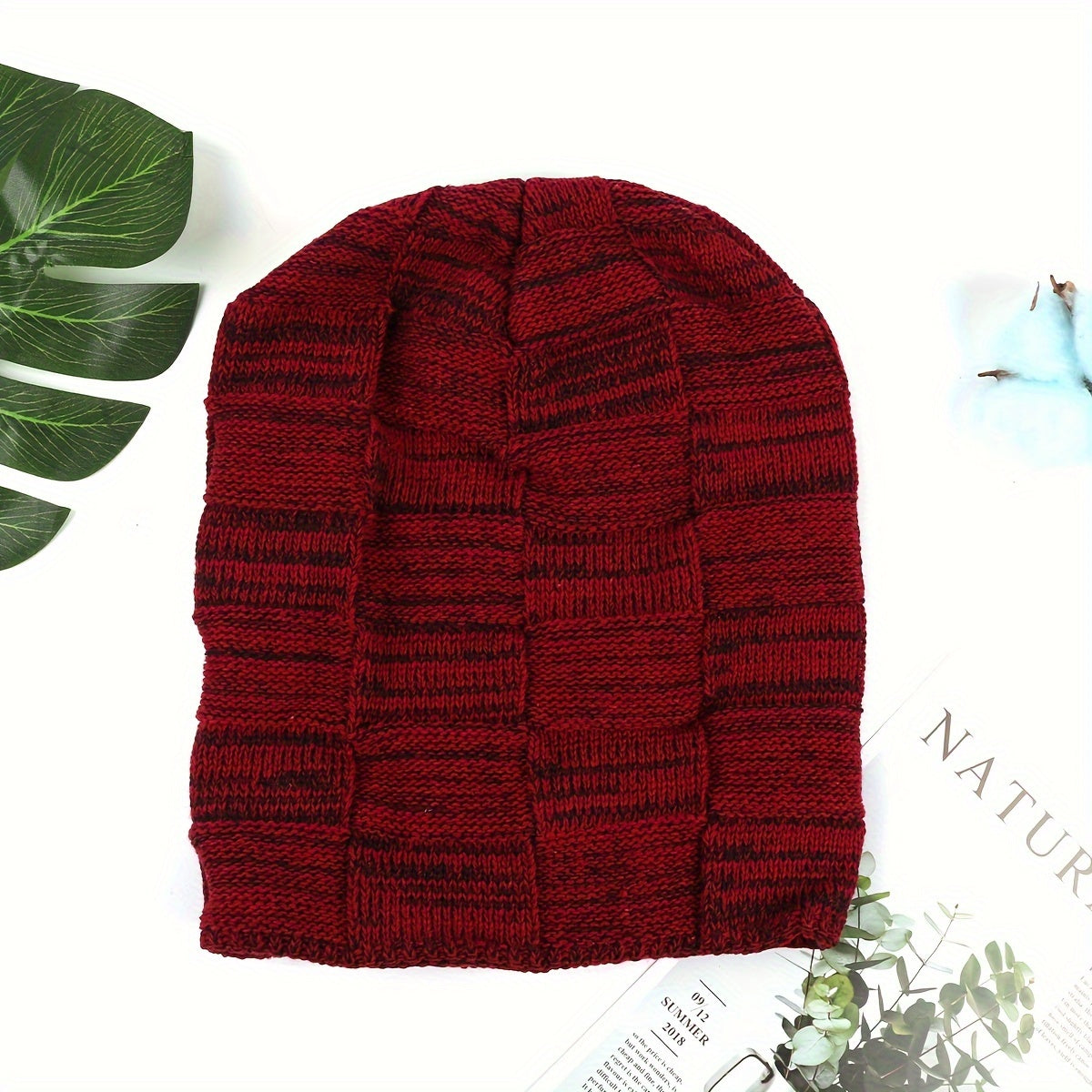 Winter Knitted Hat Beanies Slouchy Beanie Windproof Ear Protection Warm Hat