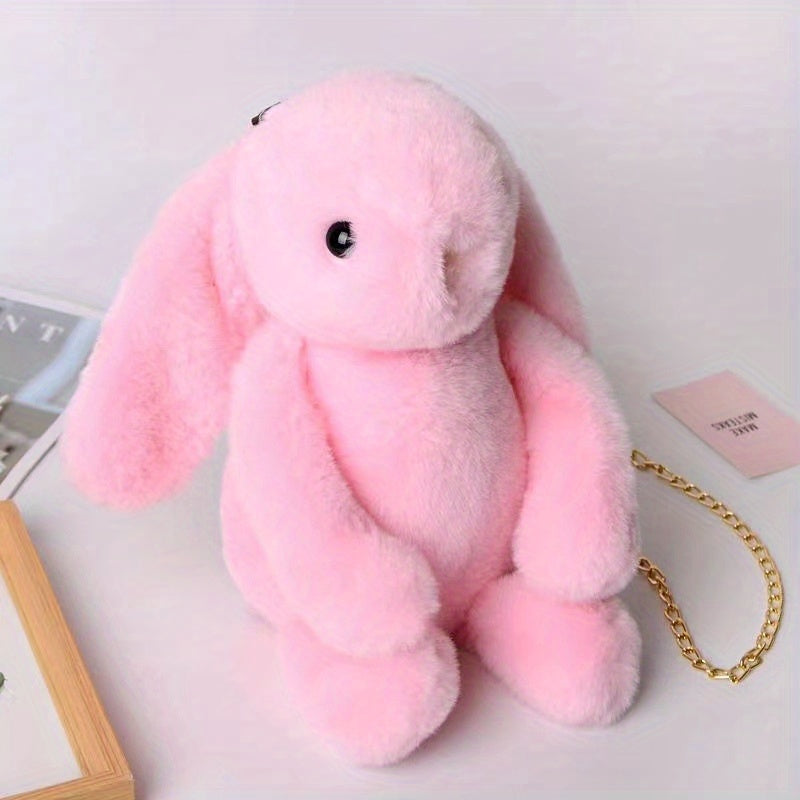 Rabbit Plush Crossbody Bag Children's Cartoon Doll Shoulder Bag