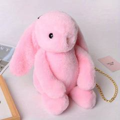 Rabbit Plush Crossbody Bag Children's Cartoon Doll Shoulder Bag