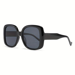 Y2K Large Square Sunglasses Tortoiseshell Gradient UV400 Sun Shades