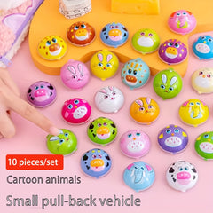 Mini Rear Pull Animal Car Toy Wedding Gift Children's Birthday Party