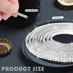 Car Set Bling Rhinestone Sticker DIY Car Decoration Self-adhesive Strip
