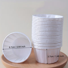 50pcs Heat Resistant Greaseproof Muffin Cups Disposable Cupcake Cups