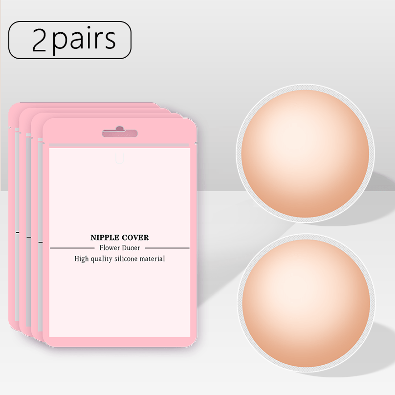 6 Pairs Anti-Convex Point Nipple Stickers Waterproof Thin Silicone Self-Adhesive