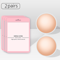 6 Pairs Anti-Convex Point Nipple Stickers Waterproof Thin Silicone Self-Adhesive