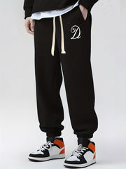 Men's Drawstring Sweatpants Loose Fit Casual Pants