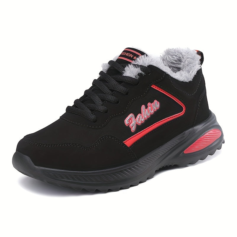 Women's Non-slip Thickened Sport Shoes Comfortable Medium Tube Hiking Shoes