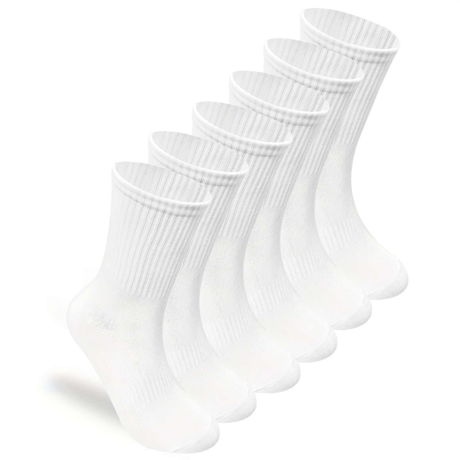 6 Pairs Men's Thin Soft Dress Socks Business Casual