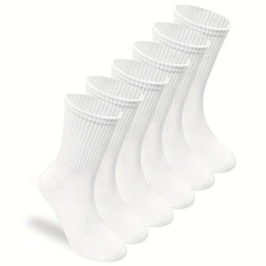 6 Pairs Men's Thin Soft Dress Socks Business Casual