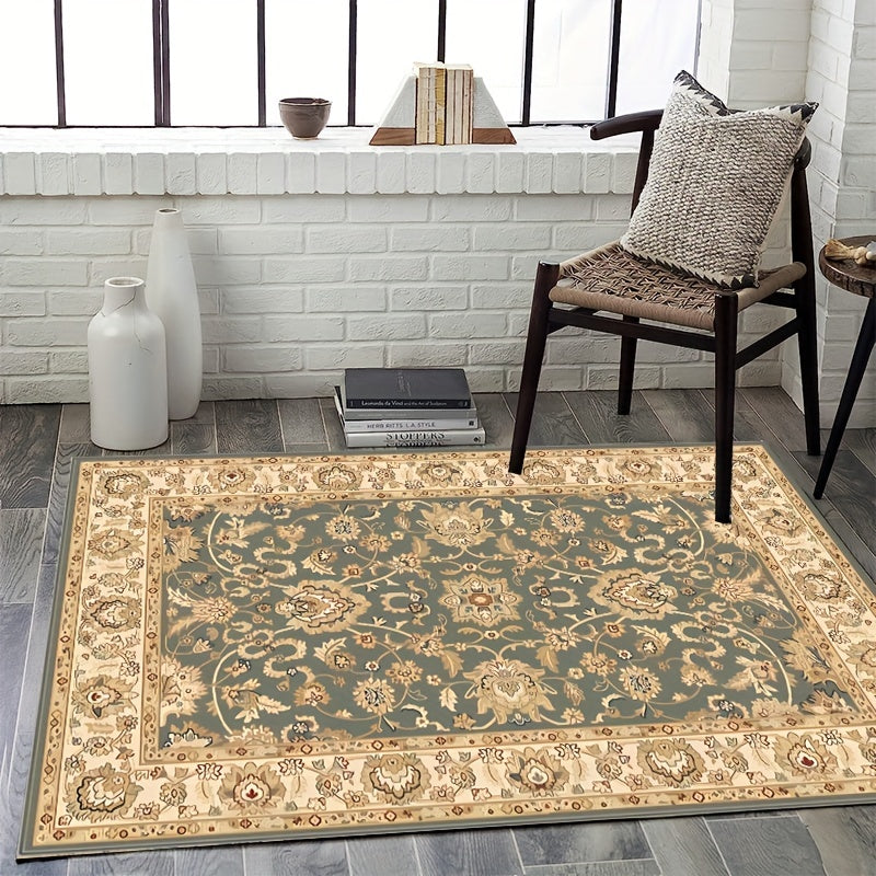 Aqua American Classic Pattern Large Carpet Area Carpet Living Room Bedroom
