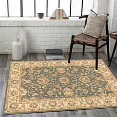 Aqua American Classic Pattern Large Carpet Area Carpet Living Room Bedroom