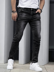 Men's Slim Fit Denim Jeans Casual Style