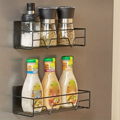 3pcs Magnetic Fridge Shelf Organizer No Punch Microwave Side Organizer