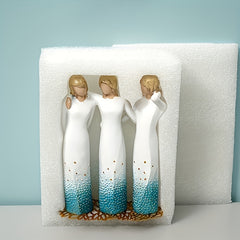 Three Sisters Resin Craft Ornaments - Christmas Thanksgiving Decoration