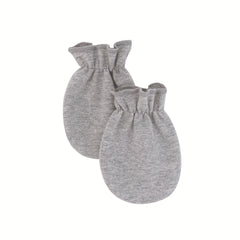 12 Pairs Baby Cotton Gloves No Scratch Mittens 0-6 Months