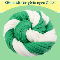 2pcs Butter Slime Kit Set Scents Dual Colors Slime Putty Soft & Non Sticky