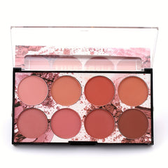Sunset Blush Palette Matte Finish Highlighting Correcting Blush