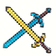 2pcs Pixel Style Inflatable Sword Fun Party Toys