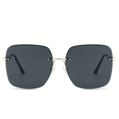 Ombre Lens Sunglasses Polarized Thin Metal Temple Eyewear