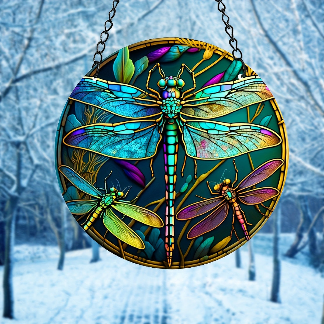 Dragonfly Window Hanging for Magical Home Decor