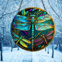 Dragonfly Window Hanging for Magical Home Decor