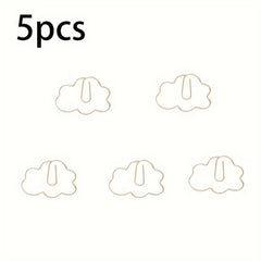 5pcs Cloud Paper Clip Bookmark Office Desk Accessories School Patchwork Clip