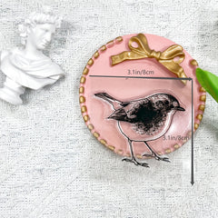 Bird Background Transparent Silicone Stamp